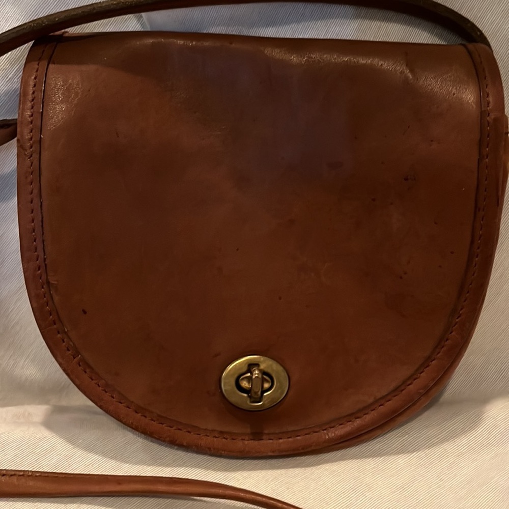 Vintage Coach Mini Bag Crossbody Leather NYC - Picture 2 of 10